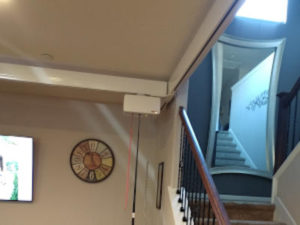 Ceiling-mounted patient lift