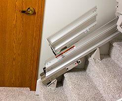 Bruno Stairlift Folding Rail