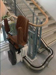 UP Curved Stairlift