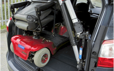 Scooter Lift in Vehicle